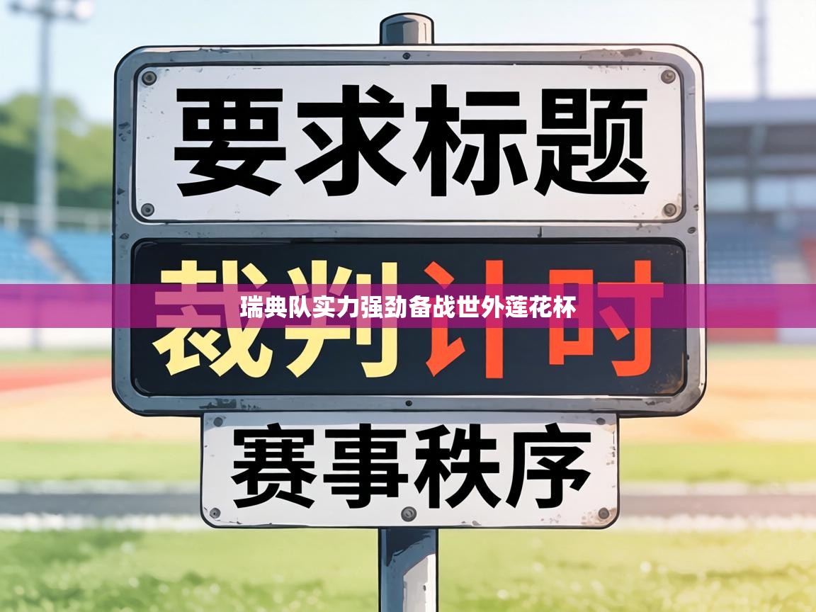 瑞典队实力强劲备战世外莲花杯